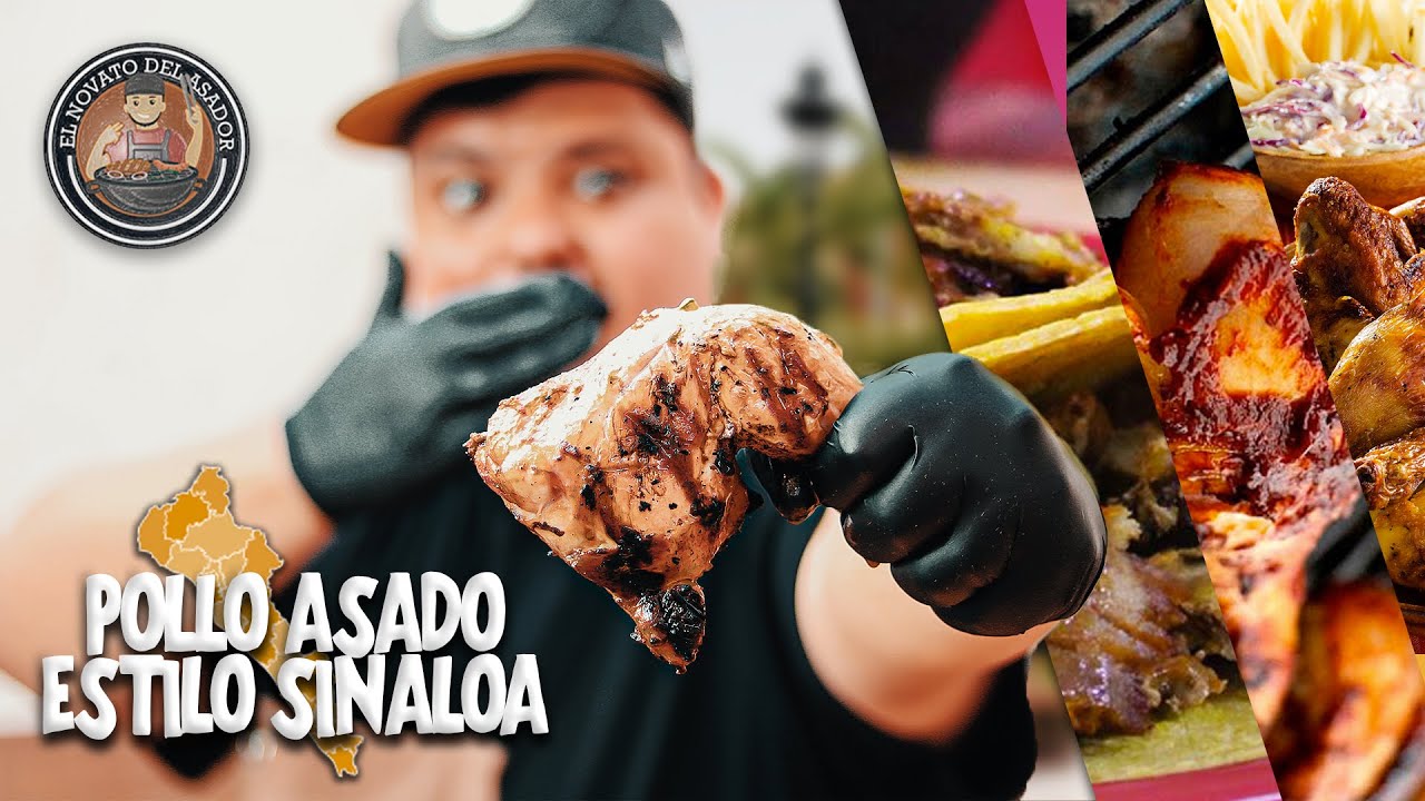 Pollo asado estilo sinaloa !!! - YouTube