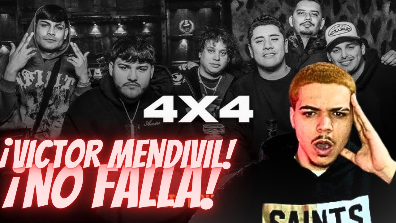 🔥Mi reaccion a 4x4 - Omar Camacho, Angel Almaguer, Victor Mendivil y $HUPE (Visualizer oficial)🔥