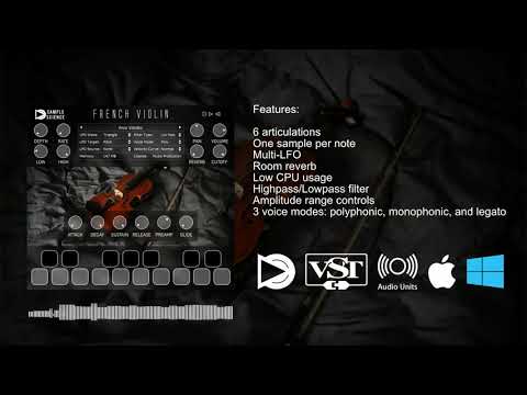 French Violin FREE VST/AU plugin for Windows and macOS