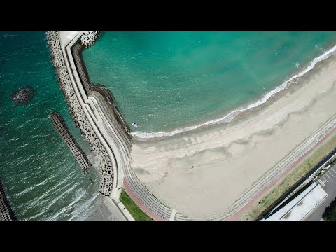 【4K×Drone】エメラルドグリーンの長崎・高浜4月5日 ウインドサーフィン windsurfing