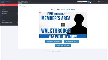 Quick Tour of the GotBackUp? Back Office