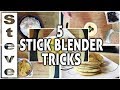 5 STICK BLENDER TRICKS - Immersion Blender Recipes