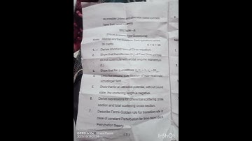 M.Sc ll Sem 2023 Advanced Quantum Mechanics Question Paper #physics#kumaununiversity#quantum #paper