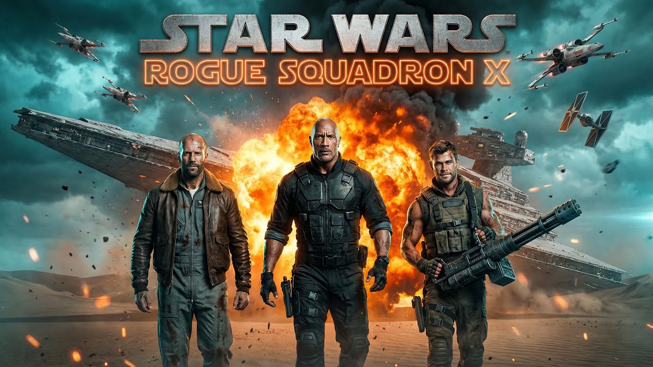 STAR WARS: ROGUE SQUADRON X | Trailer (2026) | Dwayne Johnson, Jason Statham, Chris Hemsworth