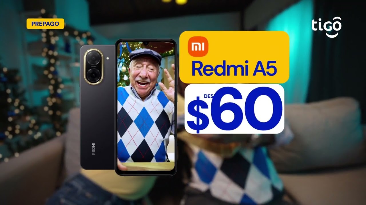 📱 Redmi A5 con Tigo🎄Esta Navidad conectate con Tigo 🎁💡