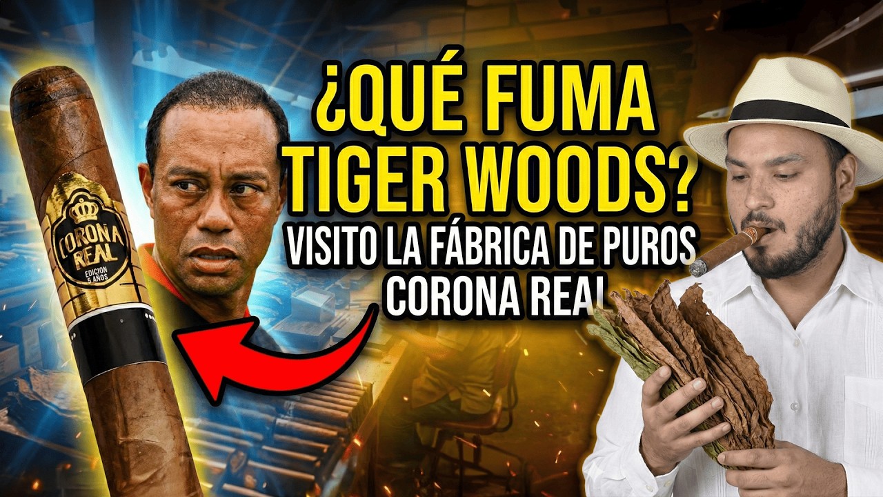 Fui a la Fábrica Secreta donde hacen los puros de TIGER WOODS ⛳
