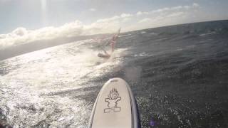 Dave Bingham windsurfing back loop Maui 2011