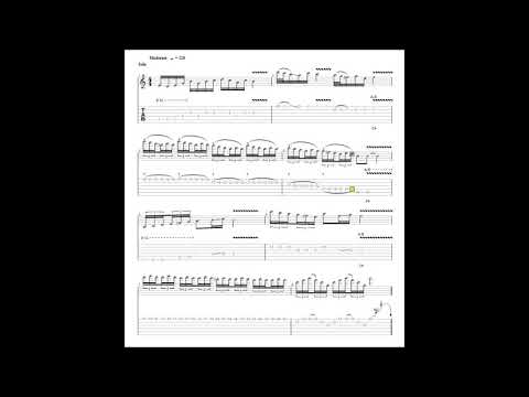 Suffer In Silence - Live With No Tomorrow [Guitar Solo Tab] Melodic Death Metal