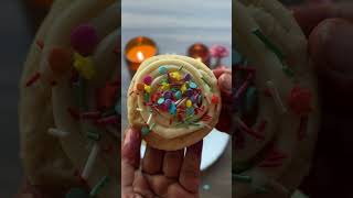 Softest sugar cookies with cream cheese frosting🤍 ASMR cozy bake with me