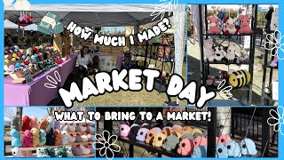 MARKET DAY!🌸 I MADE OVER $500💵 HOW TO PREPARE FOR A MARKET!