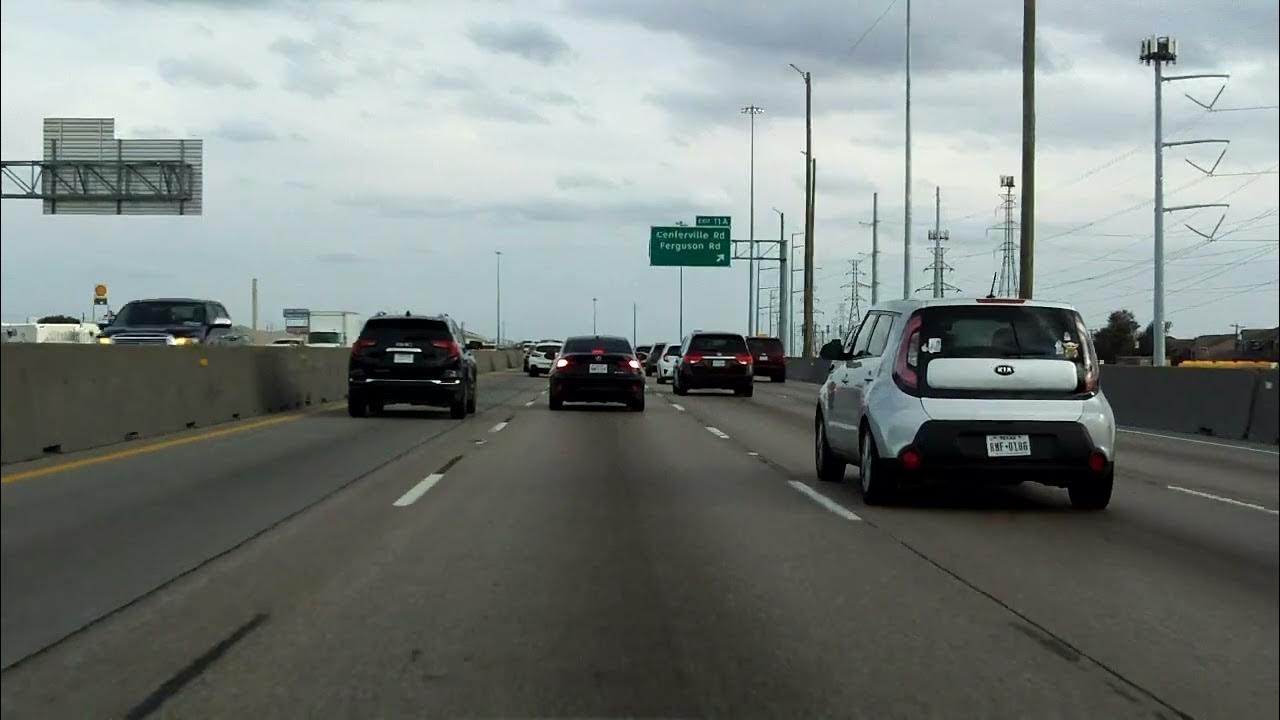 Lyndon B Johnson Freeway Interstate 635 Exits 19 To 9 Eastbound