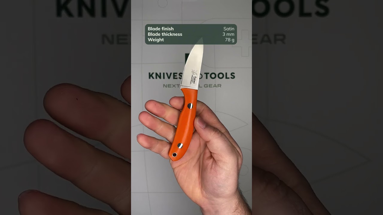 Casström Safari Orange G10 hunting knife 10630, Alan Wood design