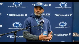 WATCH: Penn State interim coach Smith on "fight-to-the-death" mentality & much more
