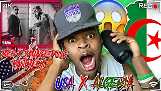 🇺🇸🇩🇿 AMERICA X ALGERIA | BEN PANTHEON .feat Savage Plug | REACTION😳🔥