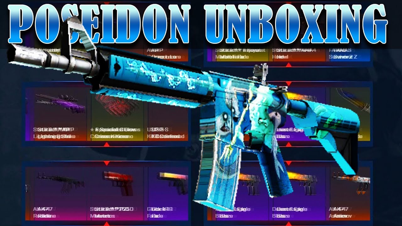 CSGO.NET CSGO CASE OPENING POSEIDON? სტუმარი სტუდიაში! - YouTube