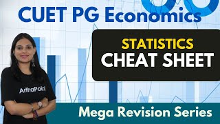 STATISTICS CHEAT SHEET | CUET PG Economics Coaching | CUET MA Economics Coaching | COQP10 | DSE