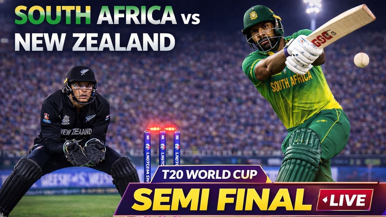 SA vs NZ Live Score  highlights| T20 WC Semi Final Match #WorldCupCricket #SAcricket #NZcricket
