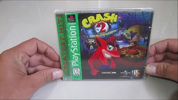 Review Unboxing Crash Bandicoot 2: Cortex Strikes Back Playstation Jogo Fisico Americano