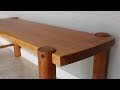 Making a Cherry Bench with Shop Made Dowels