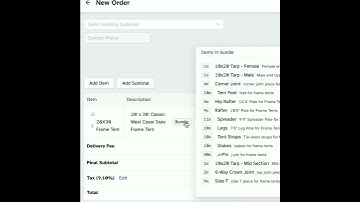 Rental Inventory Bundles - Keeping Track Of Rental Components