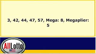Mega Millions Lottery Drawing Results for April 11, 2014