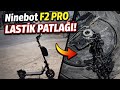 Segway Ninebot F2 Pro Lastiği Patladı! İçinden Jel Aktı 😱