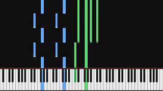 J. Lincoln Hall - Marshall ye hosts of God | Piano Visualization