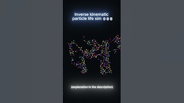 Chemical bond particle life | procedural animation (IK) #programming #testing #coding