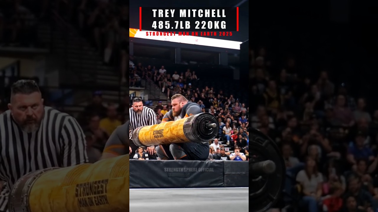 Trey Mitchell Log Press Strongest Man On Earth Shaw Classic 