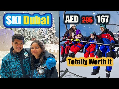 Dubai Snow Park | SKI Dubai | Chair Lift | Paint Snow Ball – 2023