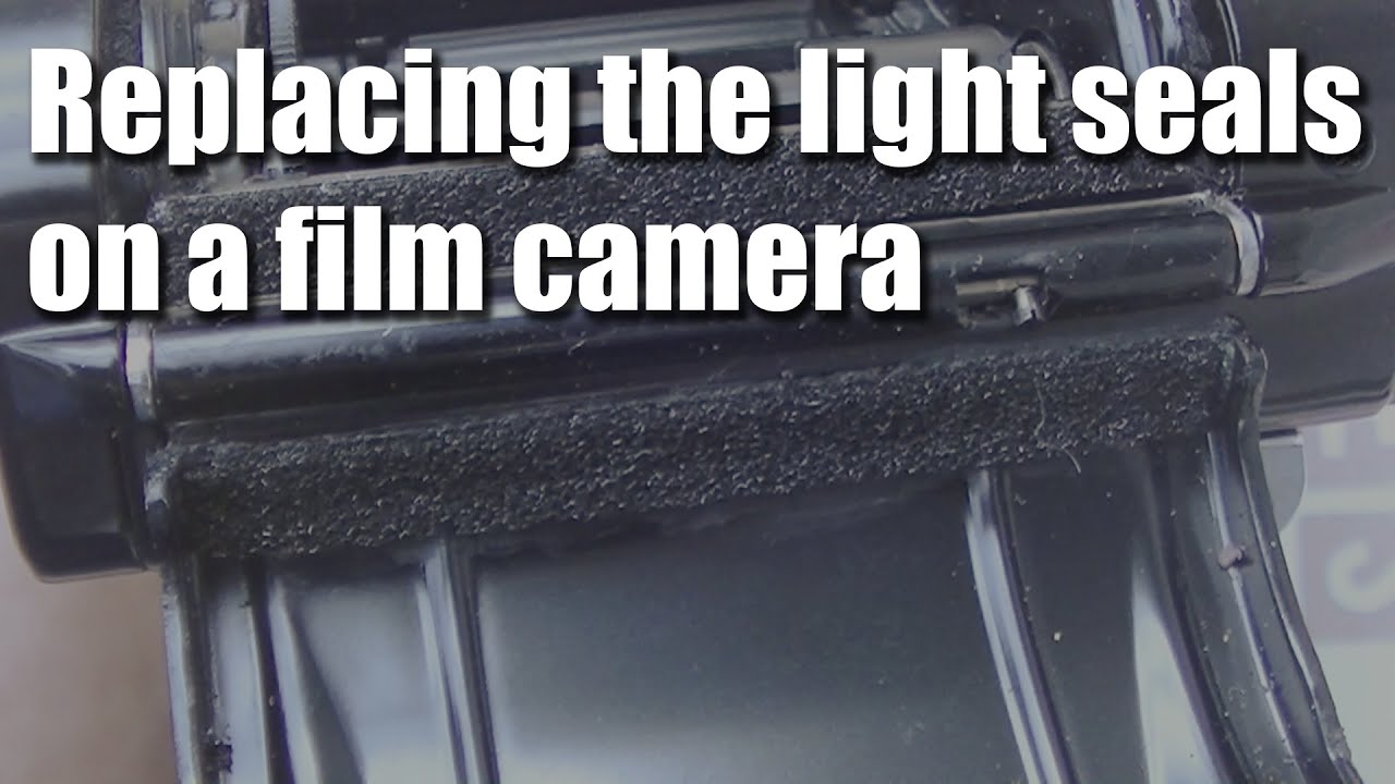 How to replace light seals on a vintage film camera (complete tutorial ...