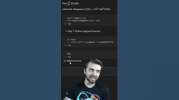 Integral Calculus in PYTHON #python #coding  #shorts