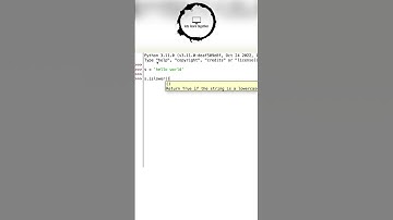 Python String Method (islower & isupper)