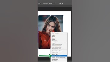 How to Rotate a Photo in Photoshop? #rotate #rotatephoto #rotateimage #photoshop #shorts #tutorial