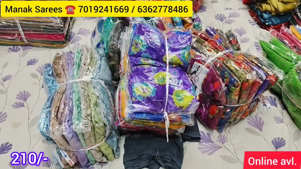 Manak sarees bangalore 6362778486