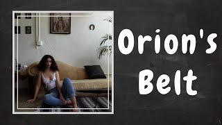 Video thumbnail of "Sabrina Claudio - Orion's Belt (Lyrics)"