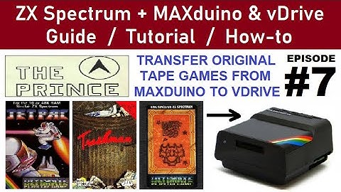 ZX Spectrum + MAXduino & vDrive. Episode #7