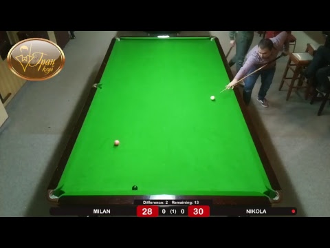 Gran Klub - Snooker Table 1 - Live Streaming by SnookerON.com billiards table size