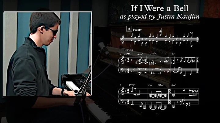 If I Were a Bell - Justin Kauflin (solo piano transcription)