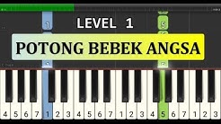 not piano potong bebek angsa - tutorial level 1 - lagu daerah  - Durasi: 1:13. 