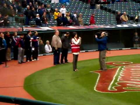 Maureen Clark - Cleveland Indians National Anthem