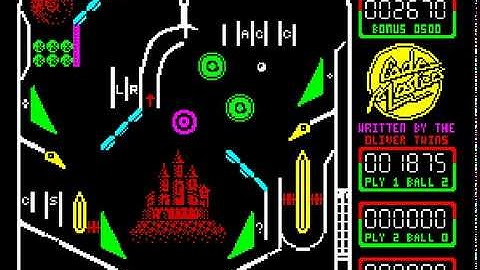 Advanced Pinball Simulator - ZX Spectrum