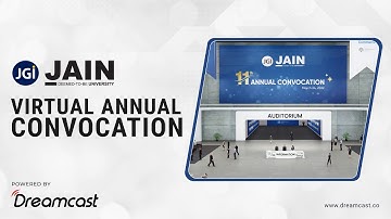 Jain University Virtual Convocation - Virtual Event Platform: Dreamcast