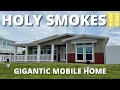 The nicest mobile home I have been in yet!! This house is gigantic! New Home Tour