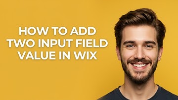 How to Add Two Input Field Value In Wix - GUIDE!