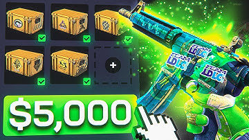 I MADE 7 CASE BATTLES FOR 5000$ TOTAL (HUGE WINS) - HELLCASE - EPISODE 326