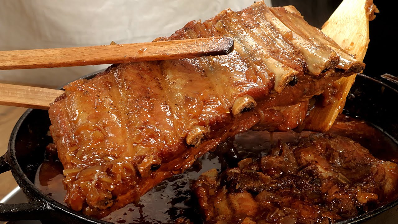 Rippchen mit Backpflaumen ein 100 ⏲️ Jahre altes Rezept von Großmutter aus Ostpreußen