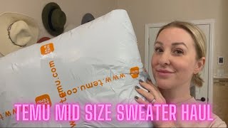 TEMU MID-SIZE SWEATER HAUL by Dee Harker 871 views 6 months ago 15 minutes