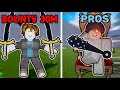 I compared 30m bounty hunters to pro pvpers blox fruits