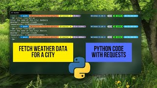 Fetch Weather Data in Python using requests